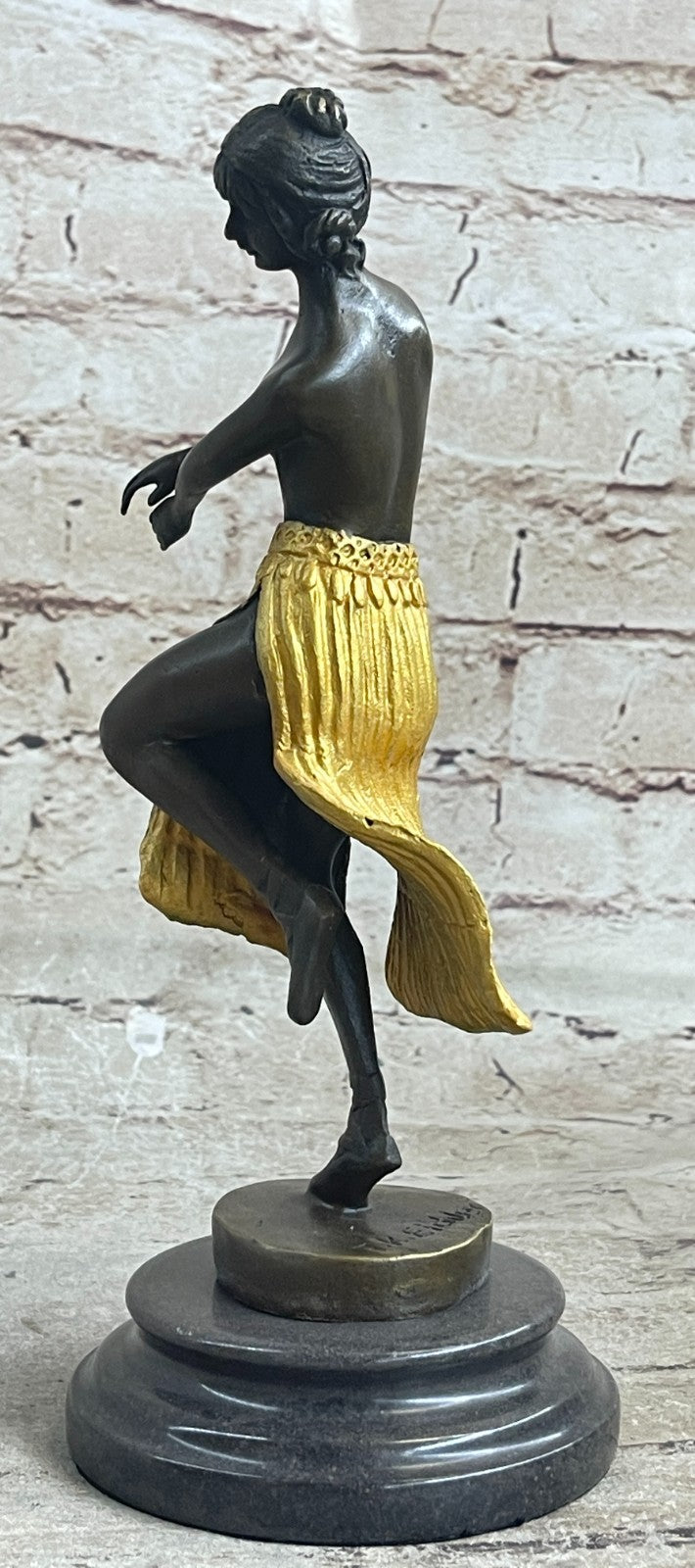 Belly Harem Dancer Girl Hot Eichler Bronze Sculpture Statue Figurine Art Nude