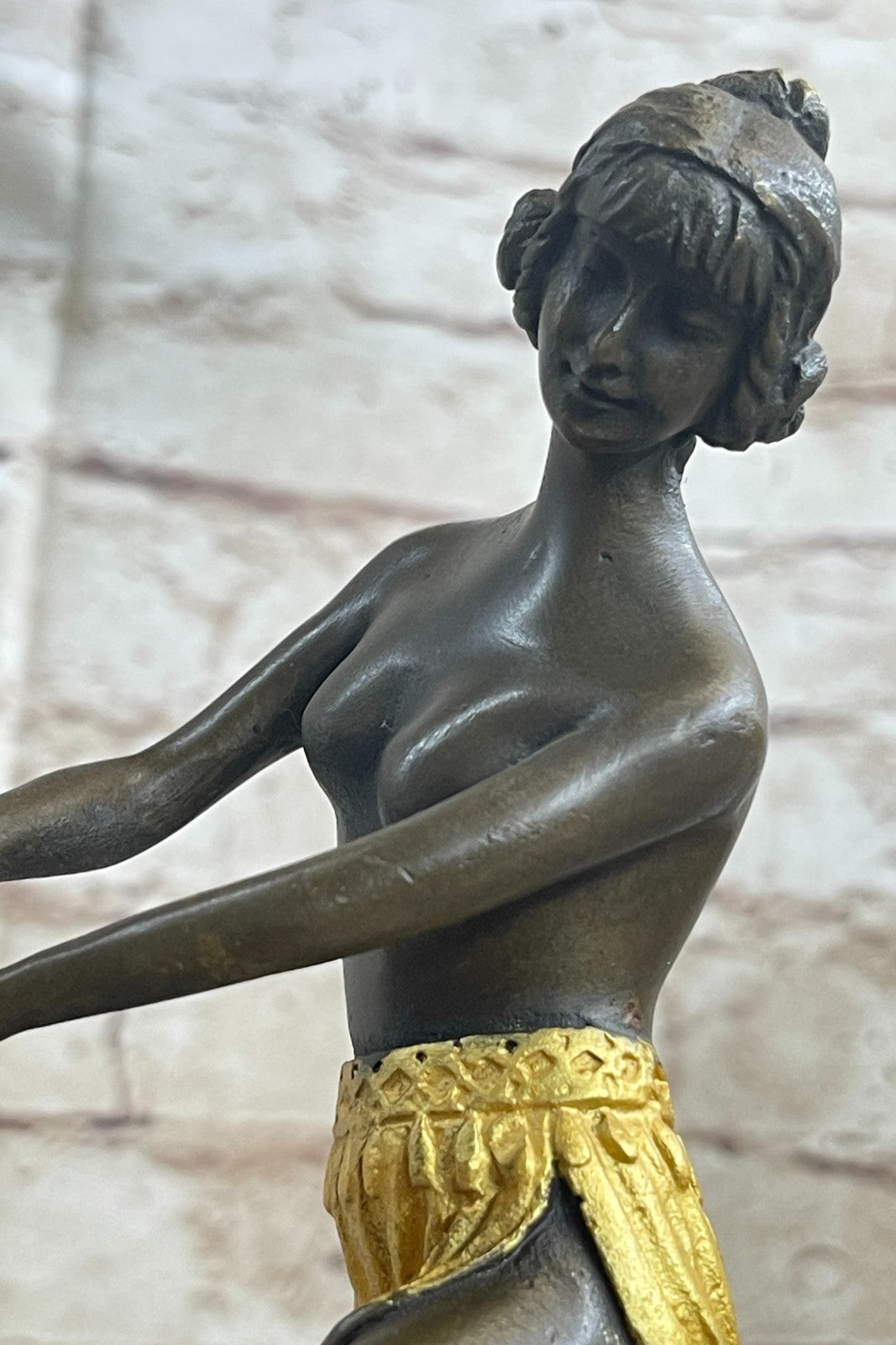 Belly Harem Dancer Girl Hot Eichler Bronze Sculpture Statue Figurine Art Nude