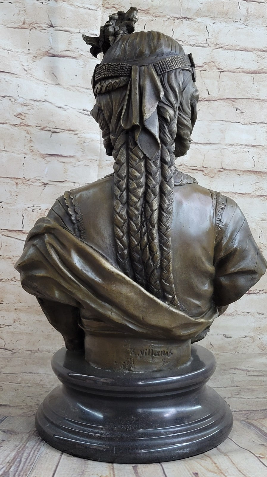 Handcrafted bronze sculpture SALE Bust Female Cordier By Caire Le Lady Egyption