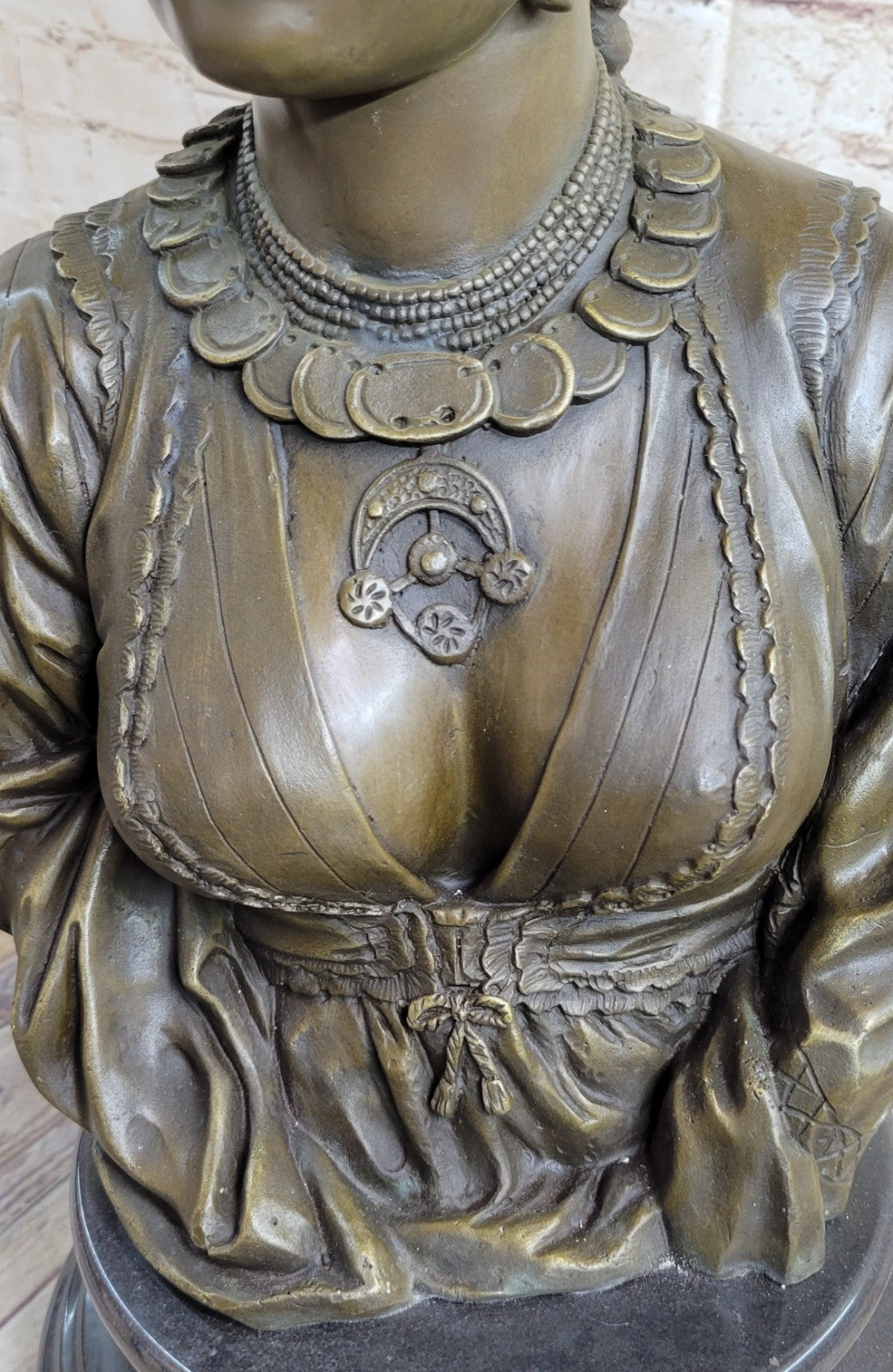 Handcrafted bronze sculpture SALE Bust Female Cordier By Caire Le Lady Egyption