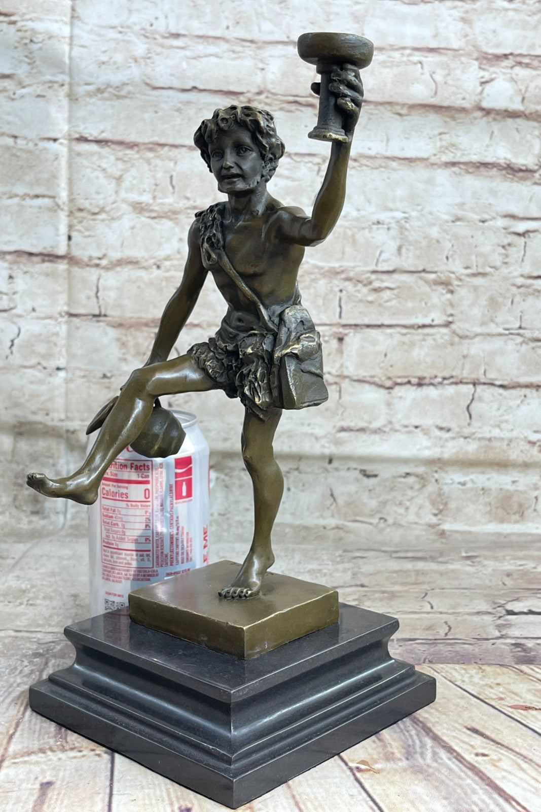 Handcrafted bronze sculpture SALE Schaffert By Wine Of God Greek Real Genuine