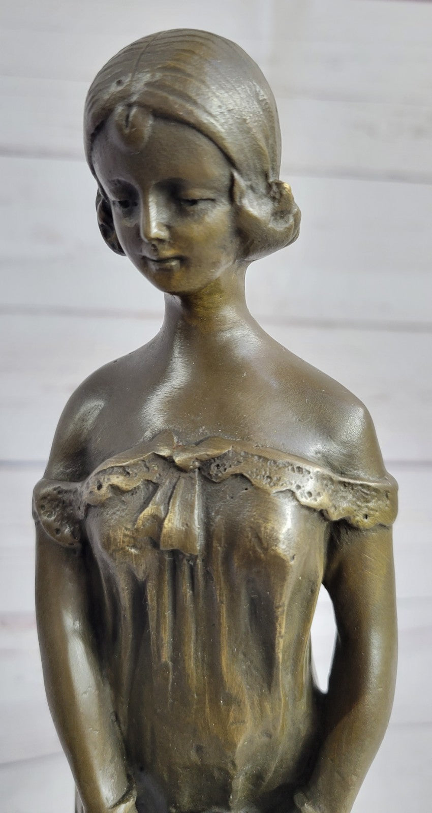 Handcrafted bronze sculpture Marble Milo By Signed Original Elegant Classic Artwork