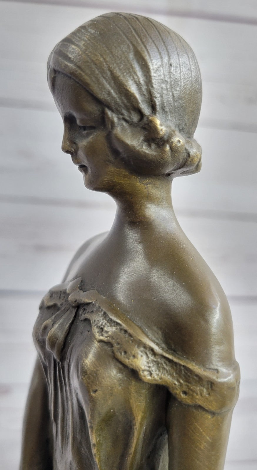 Handcrafted bronze sculpture Marble Milo By Signed Original Elegant Classic Artwork