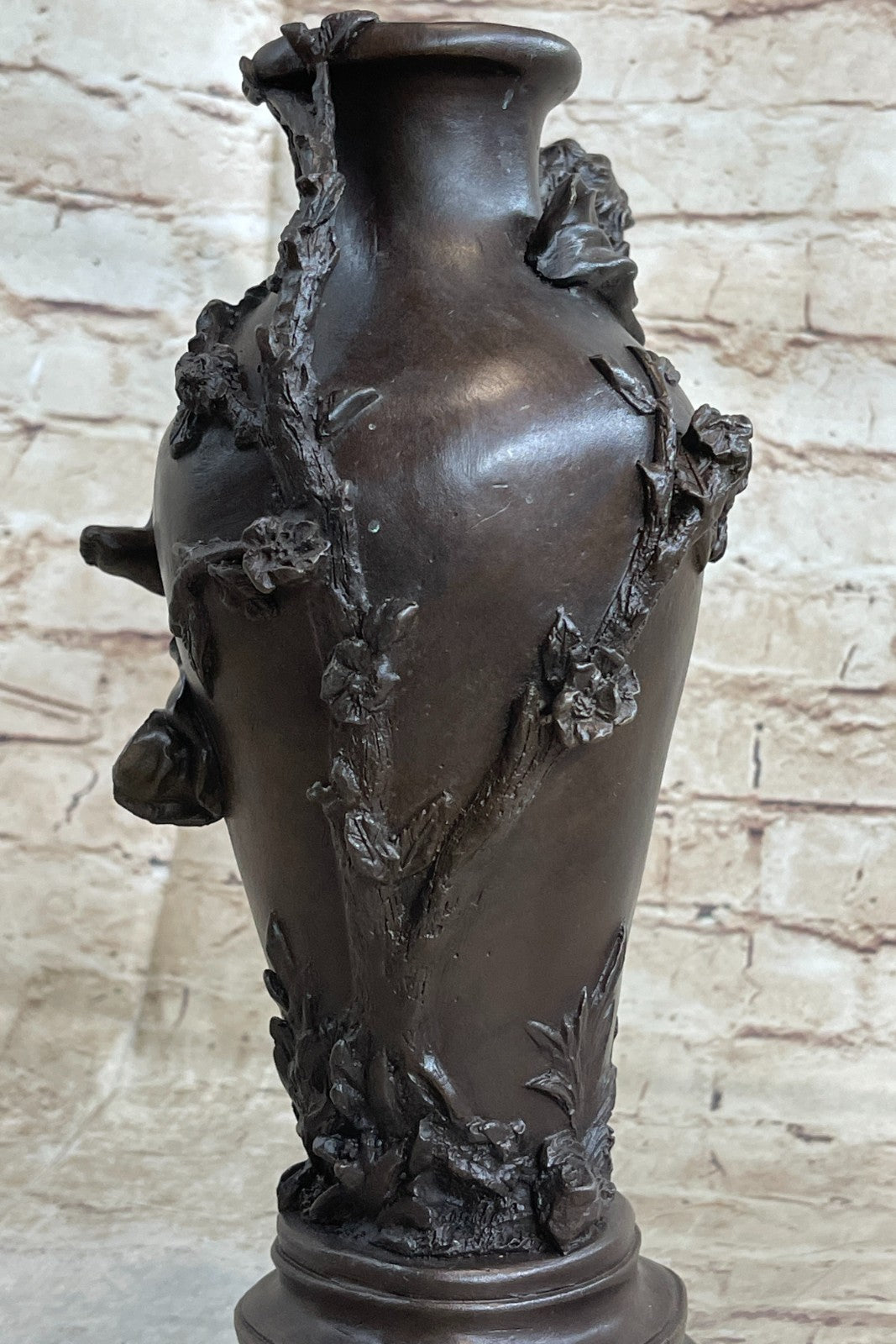 Art Deco Victorian Style Baby Angel Cherubs Vase Planter Bronze Statue Sale