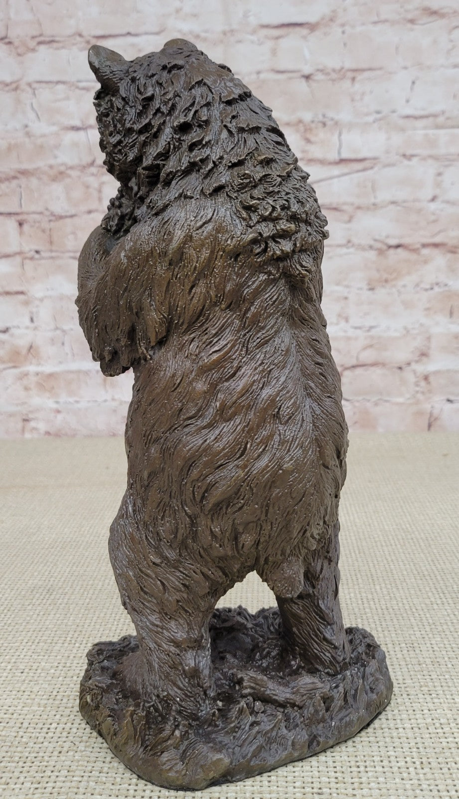 Kodiak Grizzly Bear Lodge Wildlife Lodge Artwork Bronze Statue Sculpture Figure