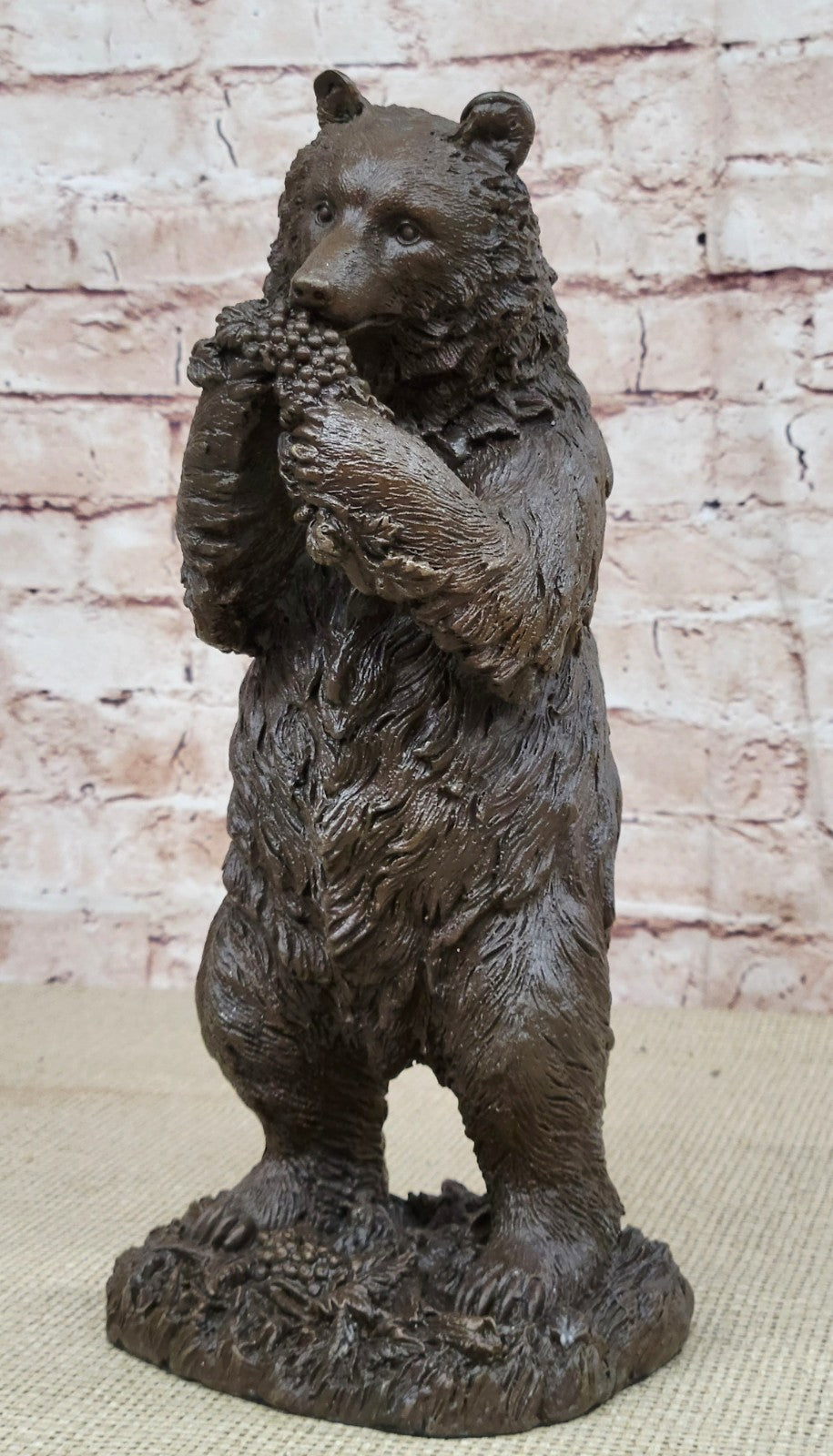 Kodiak Grizzly Bear Lodge Wildlife Lodge Artwork Bronze Statue Sculpture Figure