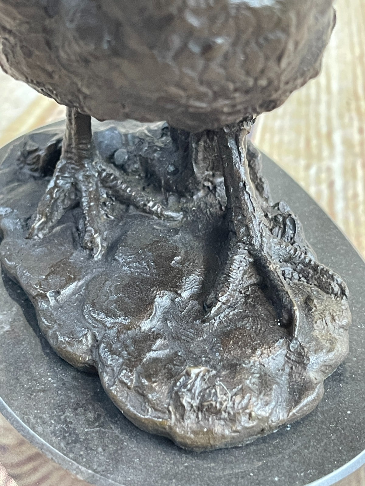 Abstract Modern Rooster Bronze Sculpture Hand Crafted Milo Figurine Art Décor
