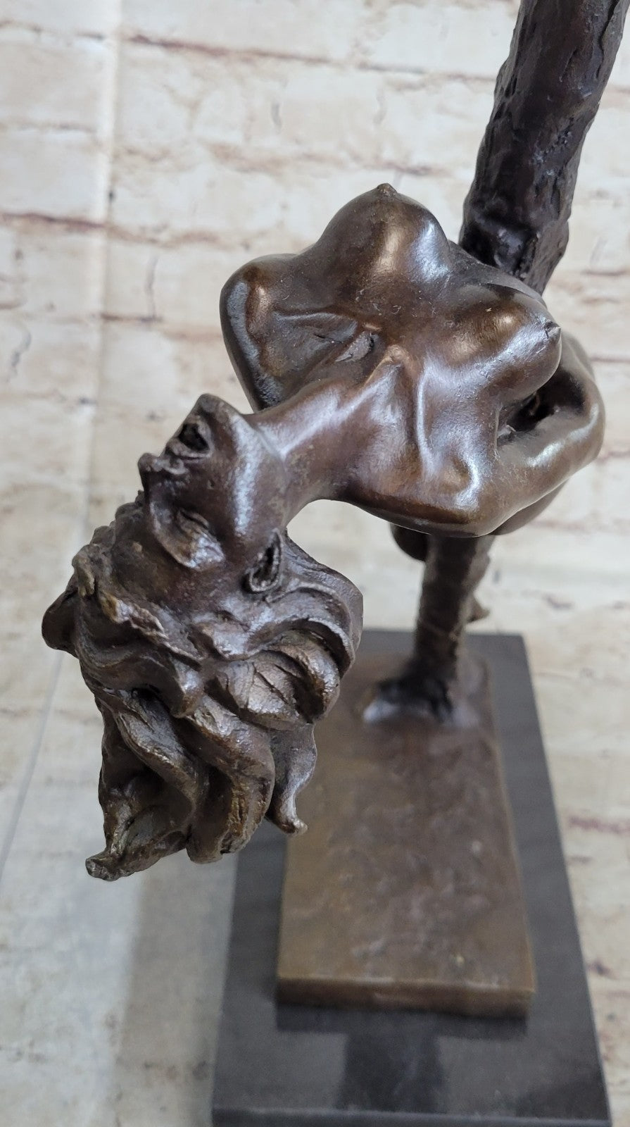 Signed Original Italian Artist Aldo Vitaleh Erotic Nude Lady Bronze Sculpture Gift