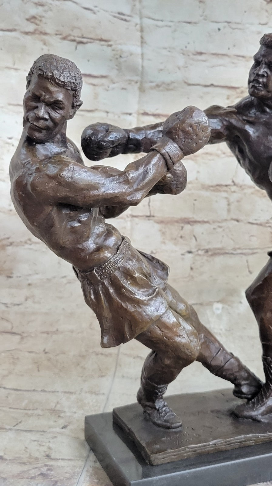 Boxing Ring Side Fighting Decor Bronze Sculpture Statue Figurine Figure Sale Art
