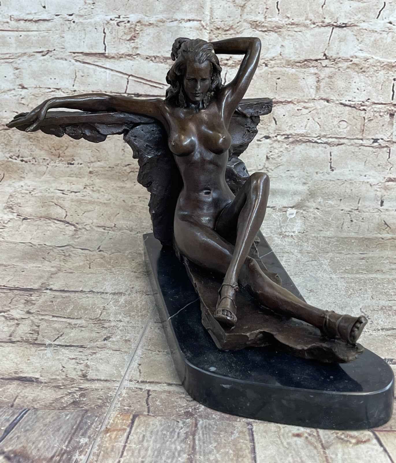 Handcrafted bronze sculpture SALE Female Nude Original Artwork by Vitaleh