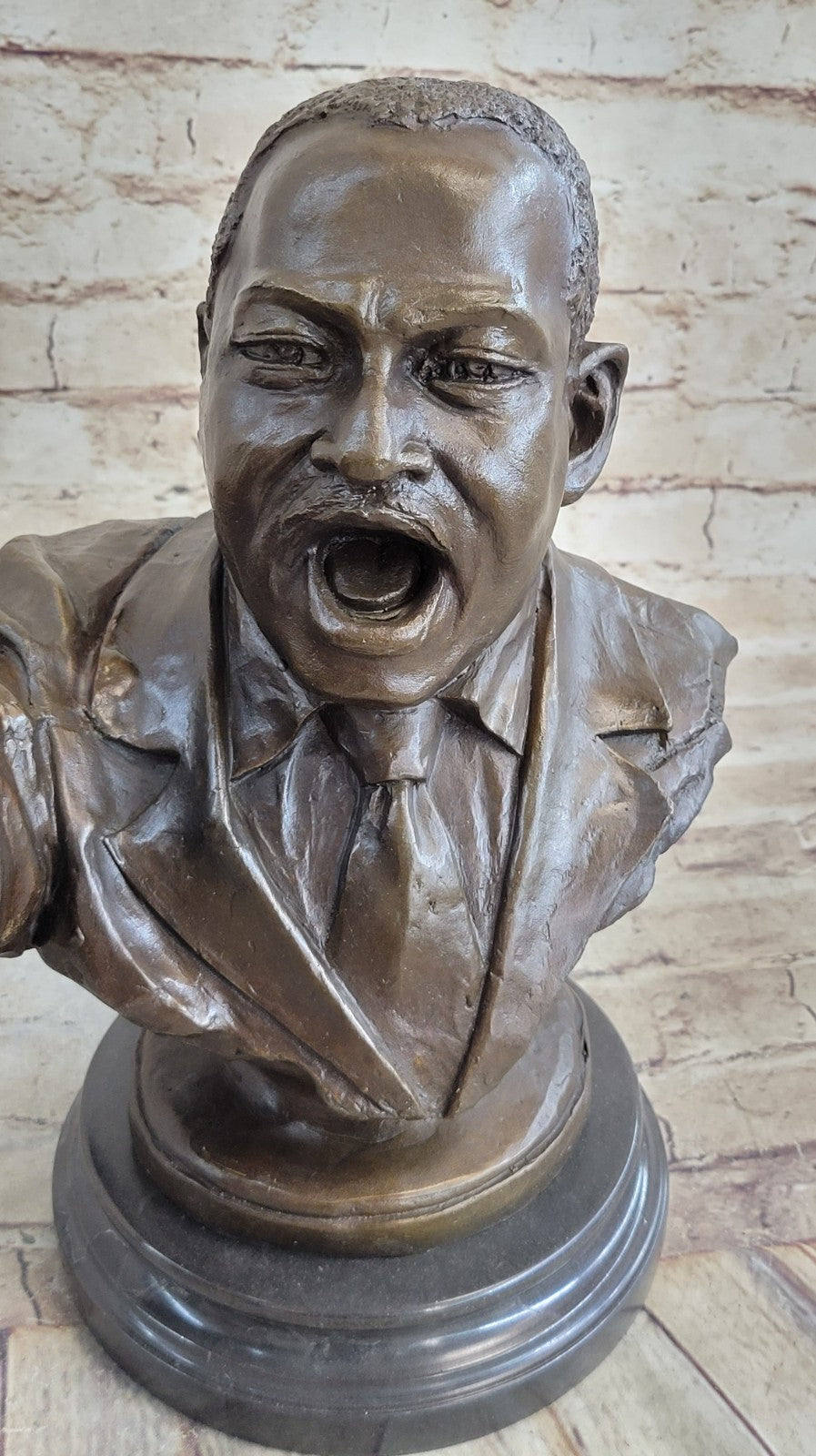 Golden Legacy Hand Made Bronze of Martin Luther King Jr. Home/Office Decor Figure