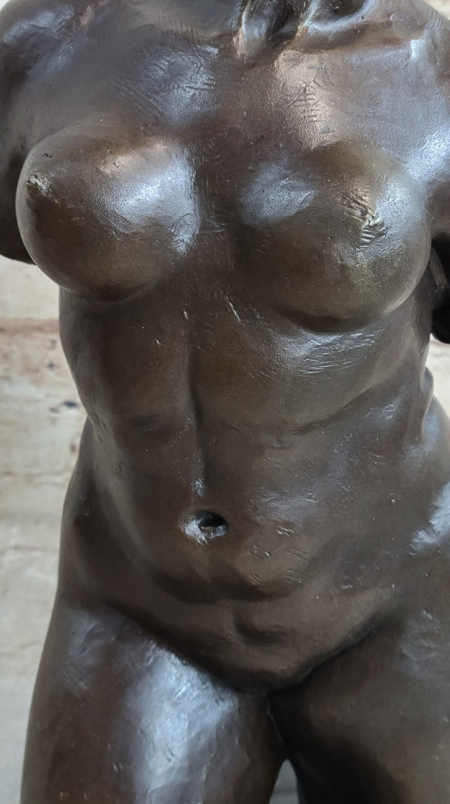 Hot Cast Handcrafted Maillol Female Nude Bronze Sculpture Statue Home Decor