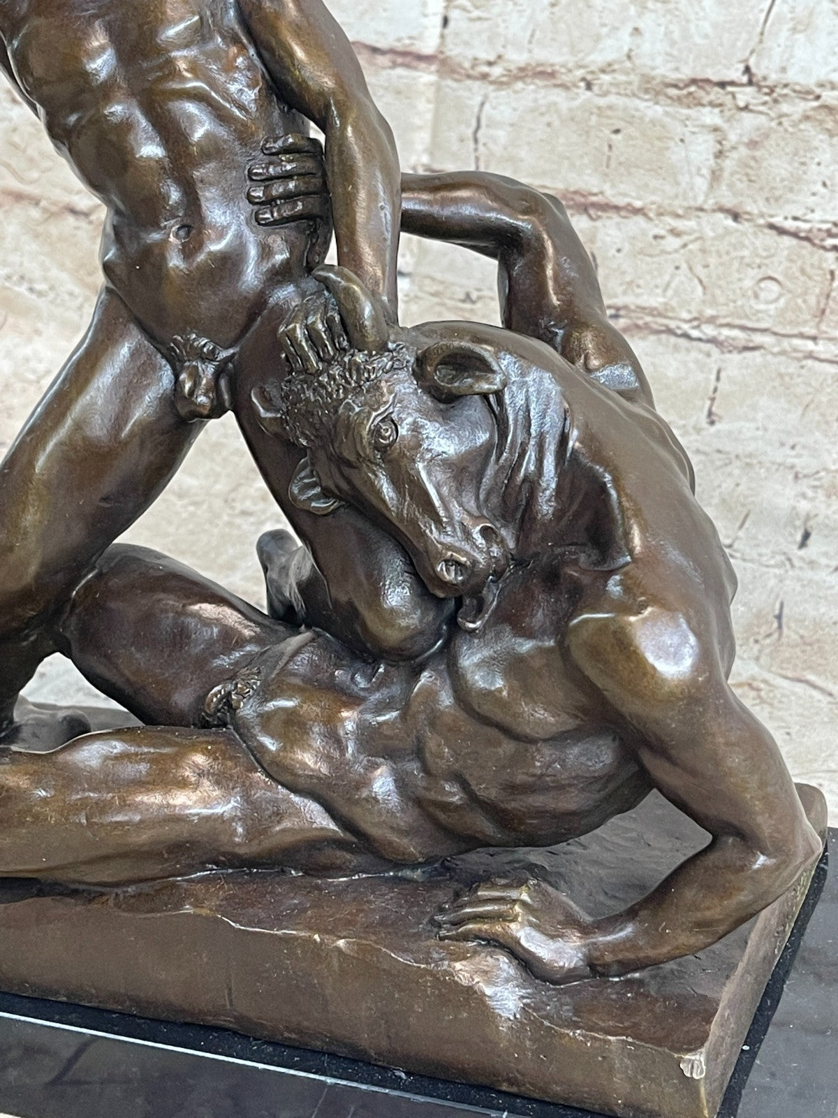 Theseus Slaying the Minotaur | French | The Metropolitan Museum of Art Figurine