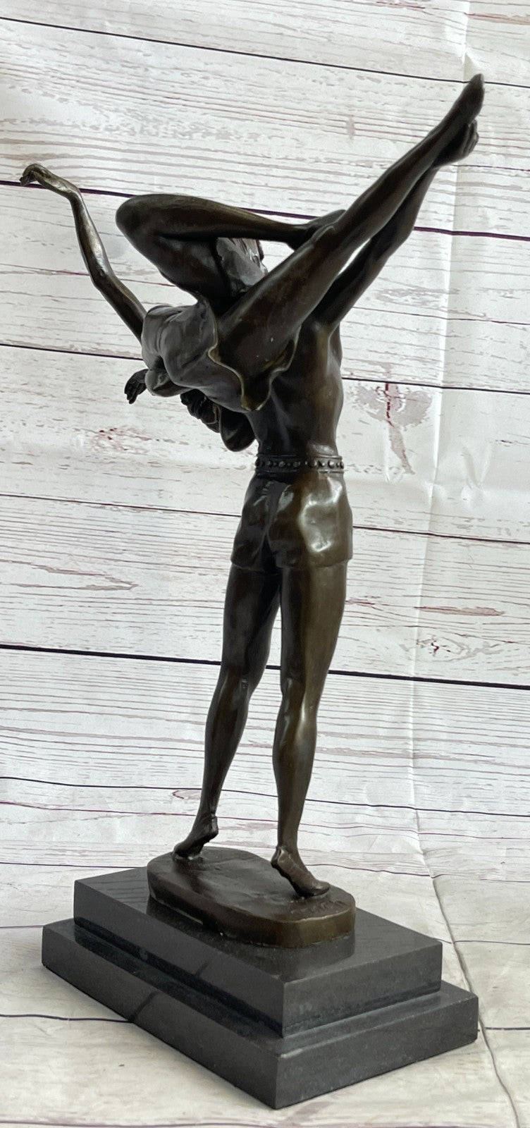 Handcrafted bronze sculpture SALE Dancer Russian Zach~Two Deco~Bruno Art Signed