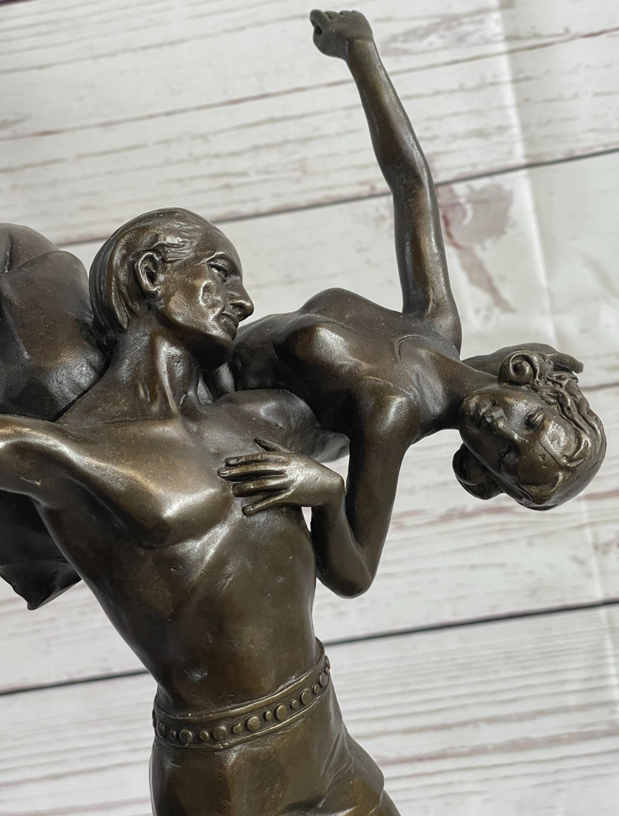 Handcrafted bronze sculpture SALE Dancer Russian Zach~Two Deco~Bruno Art Signed