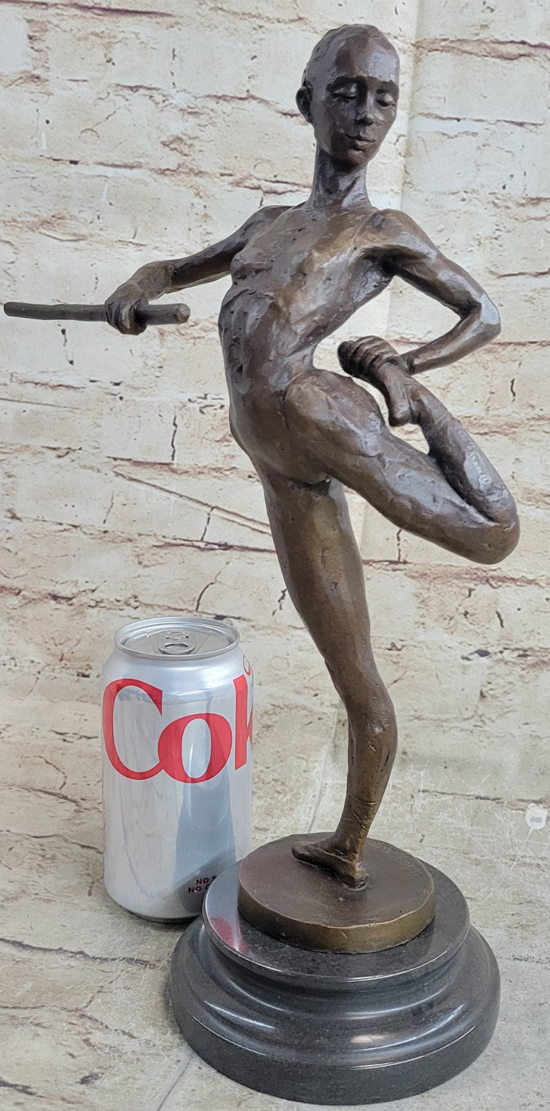 Signed Original Aldo Vitaleh Prima Ballerina Art Nouveau Lost Wax Method Bronze