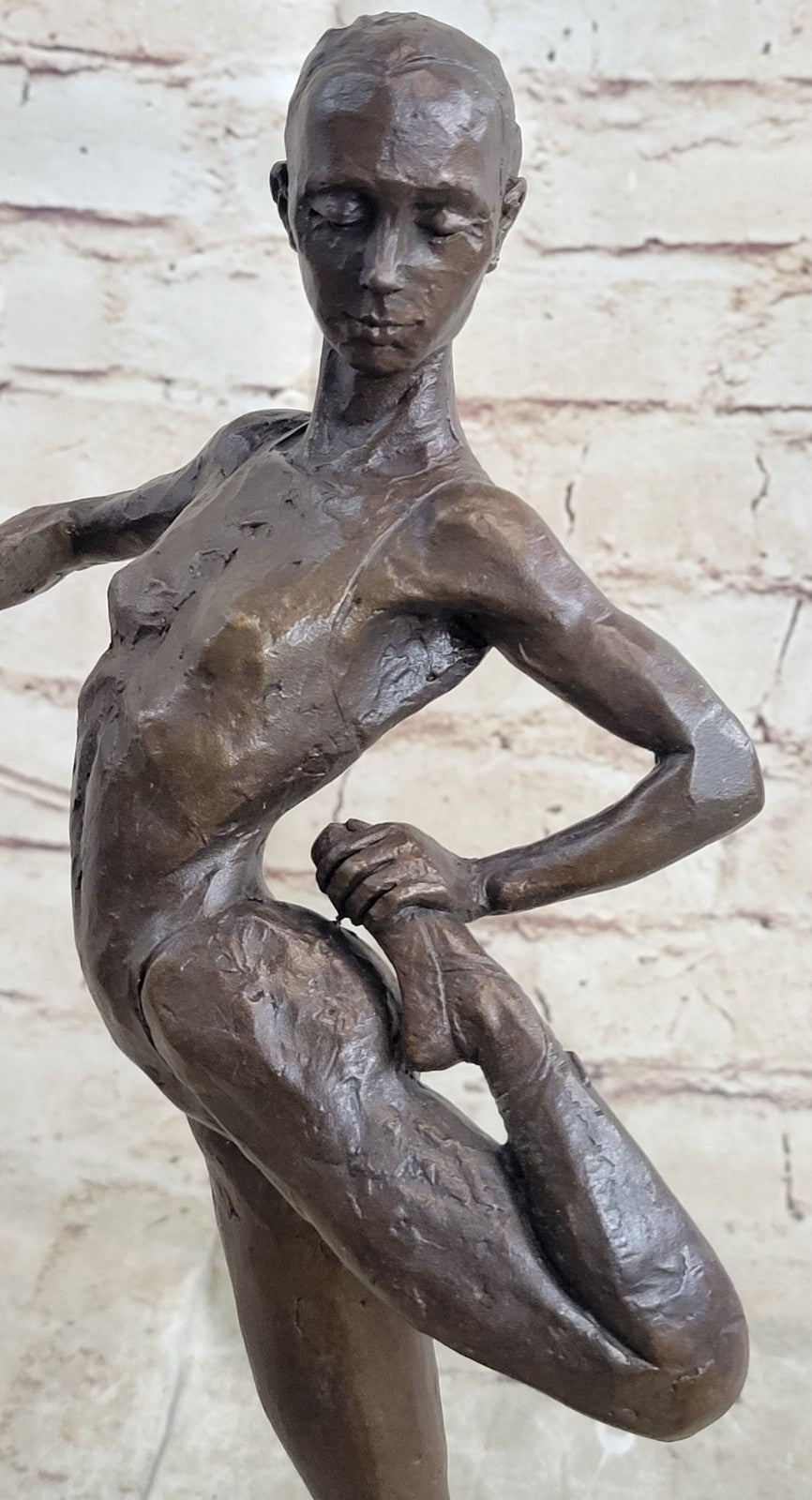 Signed Original Aldo Vitaleh Prima Ballerina Art Nouveau Lost Wax Method Bronze