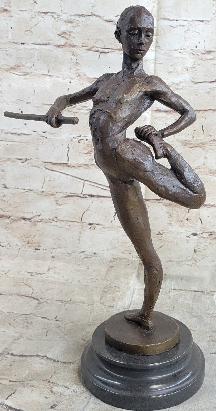 Signed Original Aldo Vitaleh Prima Ballerina Art Nouveau Lost Wax Method Bronze