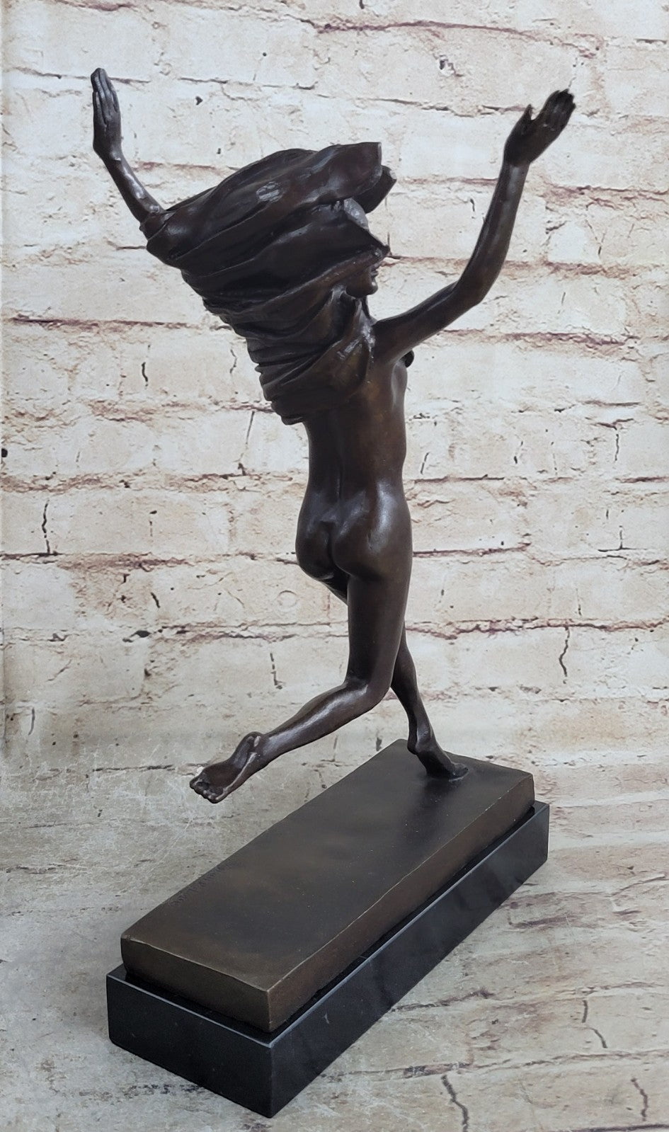 Handcrafted bronze sculpture SALE Gypsy Deco Art Original Patoue Jean Original