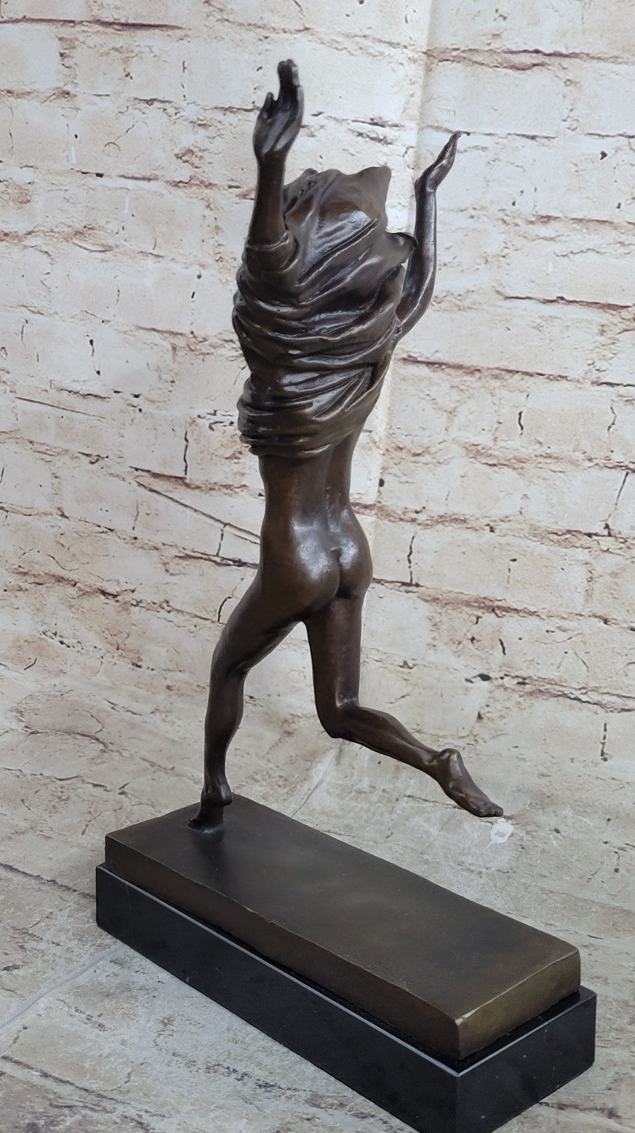 Handcrafted bronze sculpture SALE Gypsy Deco Art Original Patoue Jean Original