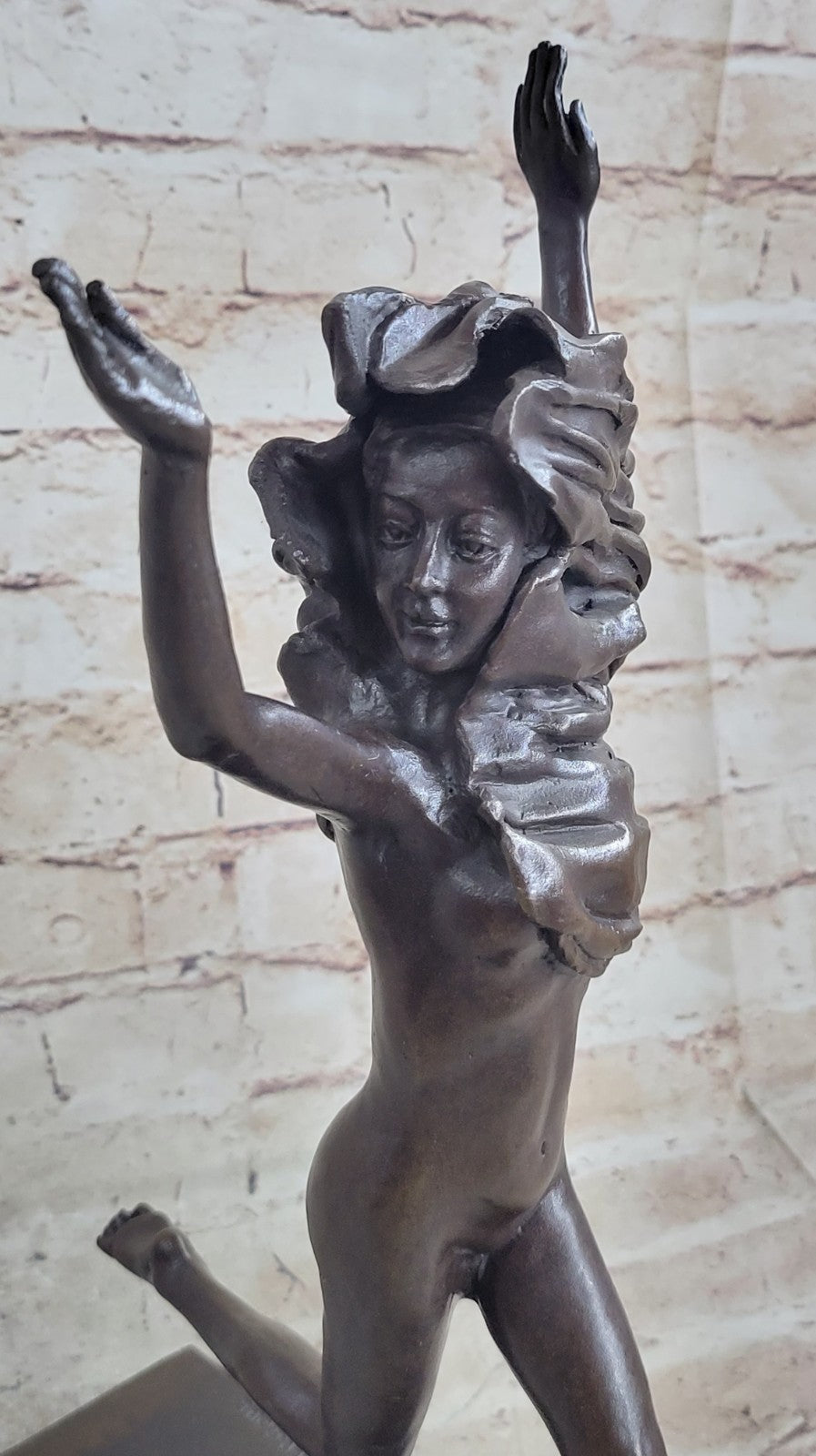 Handcrafted bronze sculpture SALE Gypsy Deco Art Original Patoue Jean Original