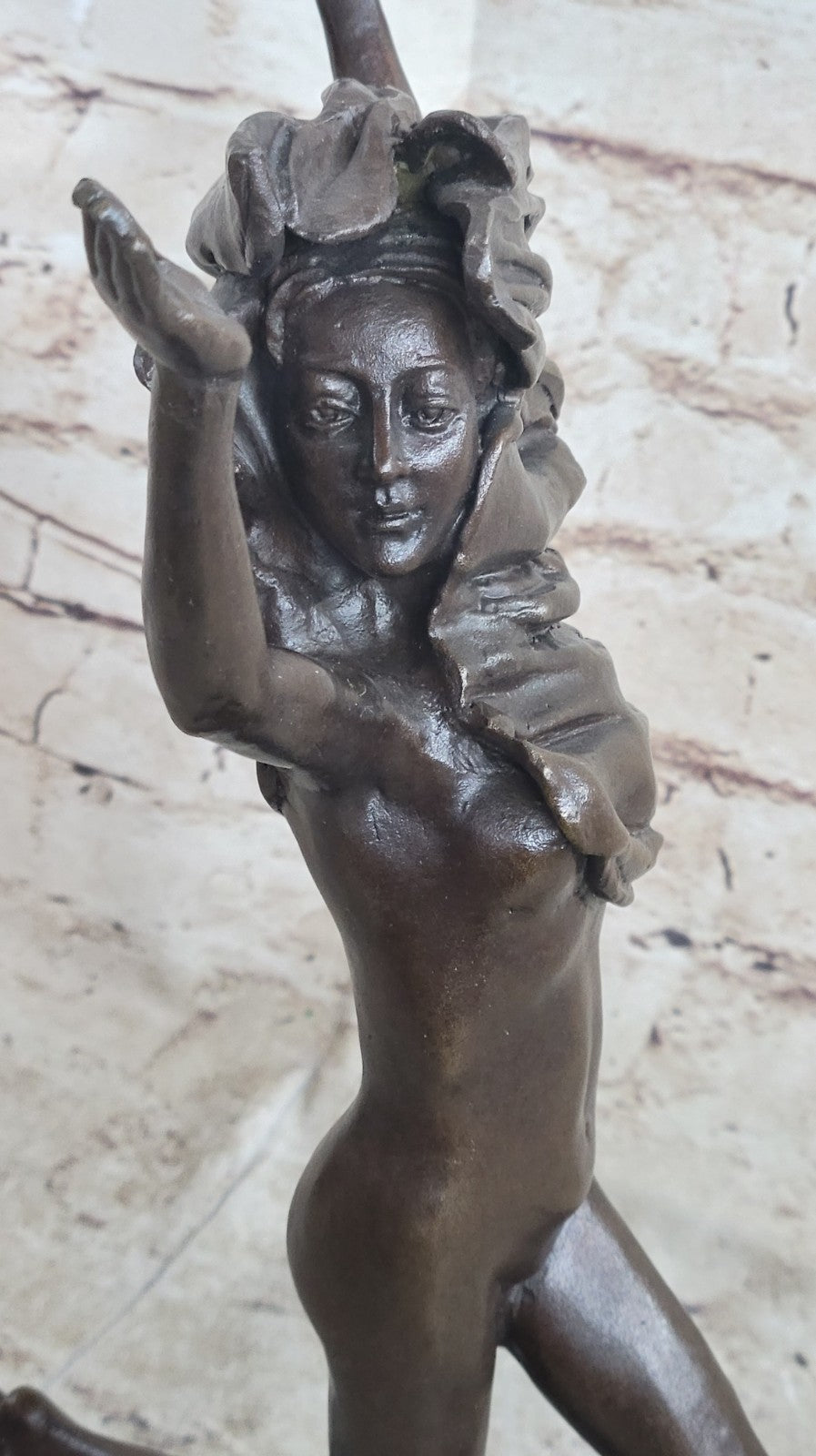 Handcrafted bronze sculpture SALE Gypsy Deco Art Original Patoue Jean Original