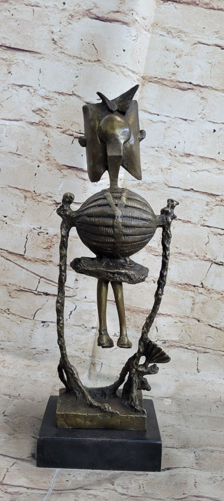 Pablo Picasso Little Sunshine Bronze Sculpture Marble Base Figurine Figure Decor