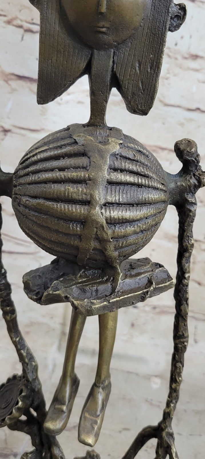 Pablo Picasso Little Sunshine Bronze Sculpture Marble Base Figurine Figure Decor