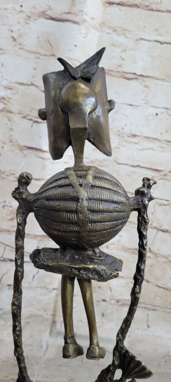 Pablo Picasso Little Sunshine Bronze Sculpture Marble Base Figurine Figure Decor