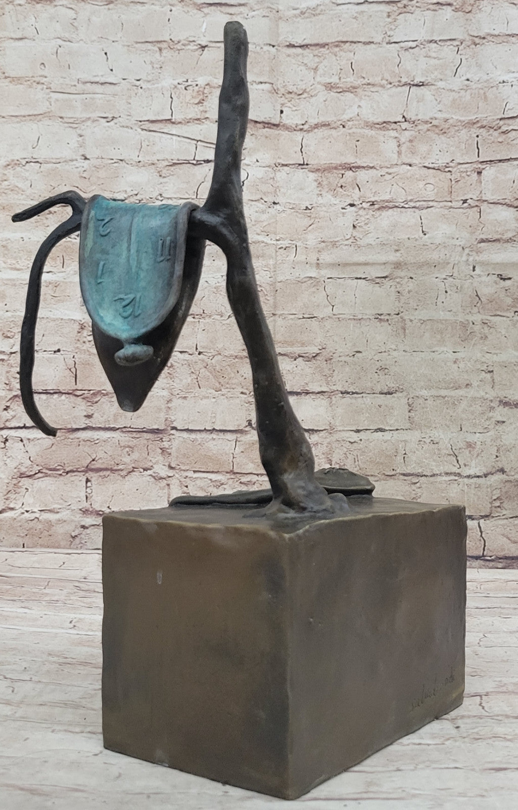 Handcrafted bronze sculpture SALE Modern Dali Salvador By Memory HotCast Artwork