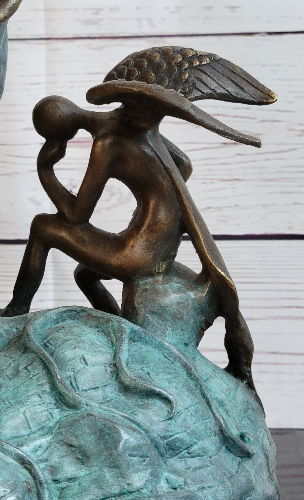 Salvador Dali Handcrafted Abstract Modern Art Nobility of Time Bronze Sculpture