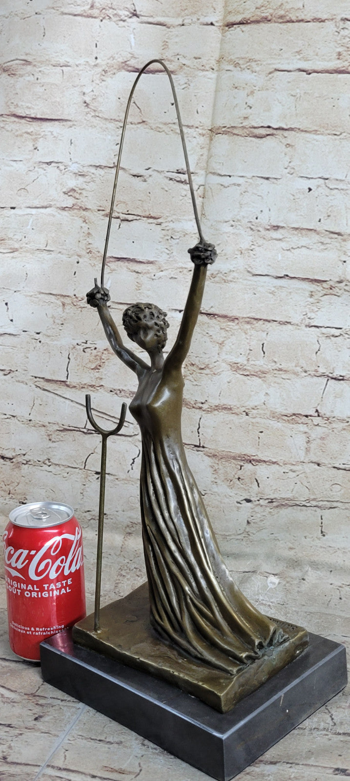 Salvador Dali Entitled Alice in Wonderland Bronze Sculpture Made by Lost Wax ART
