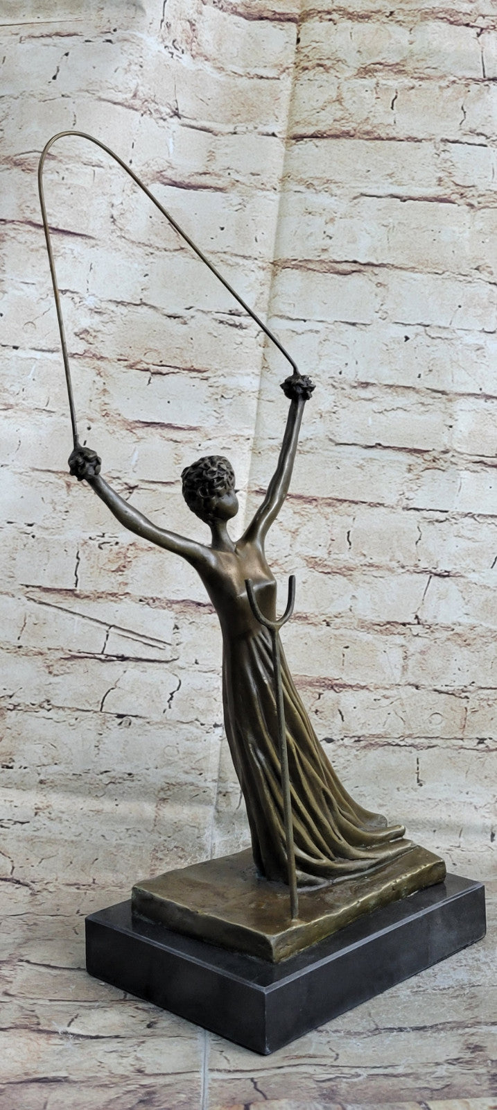 Salvador Dali Entitled Alice in Wonderland Bronze Sculpture Made by Lost Wax ART
