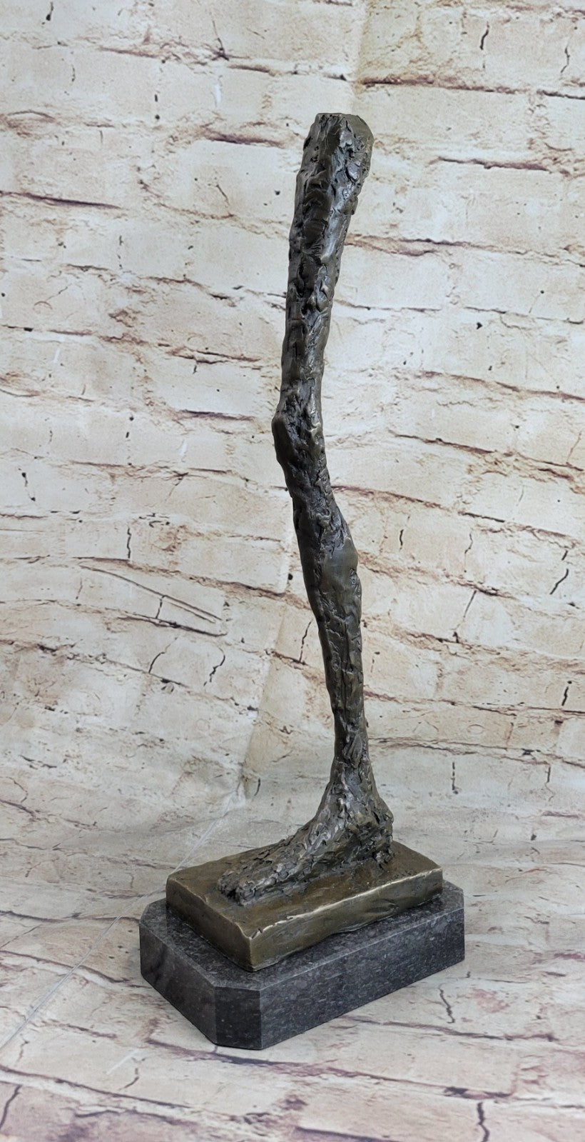 Abstract Modern Art Cometti  Single Leg Body Parts Bronze Sculpture Statue Deal