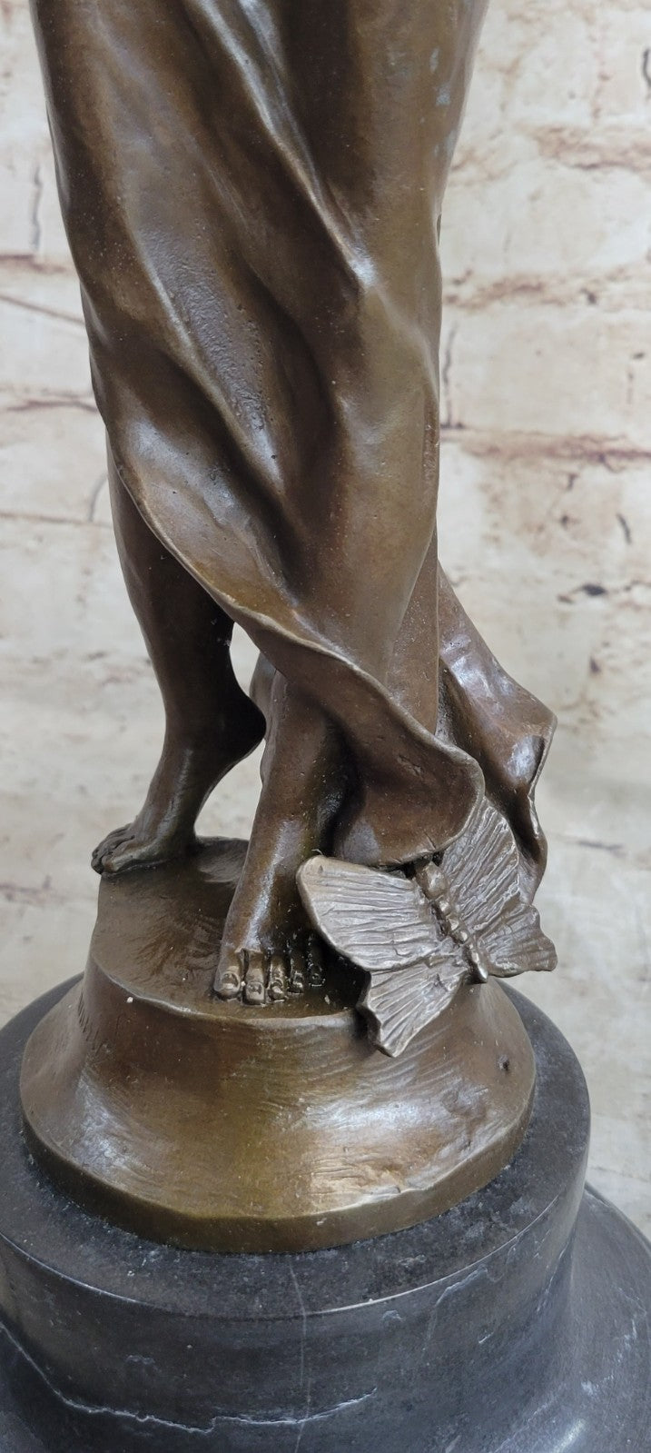 Handcrafted bronze sculpture SALE Angel Butterfly Fairy Reproduction Deco Art