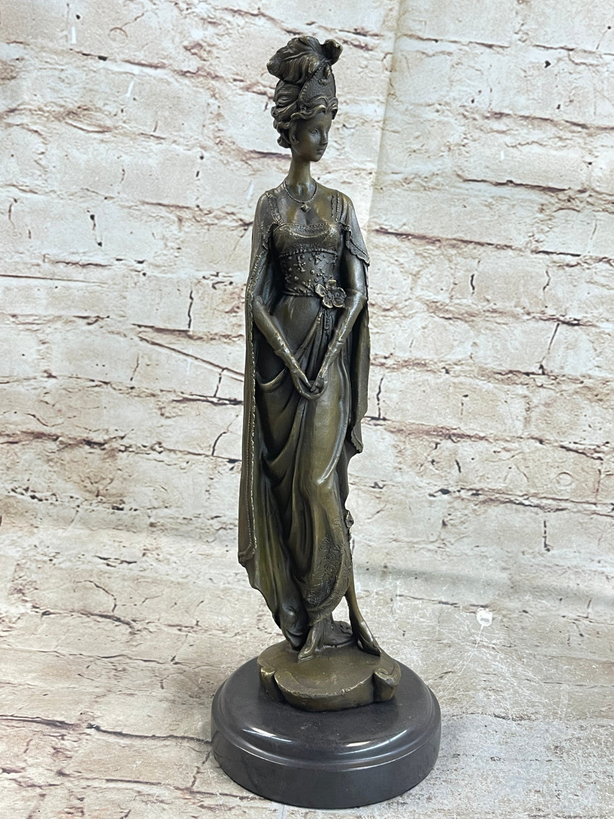 Art Deco Bronze Statue Nude Actress Dancer Jazz Club English Artist Kassin Sale