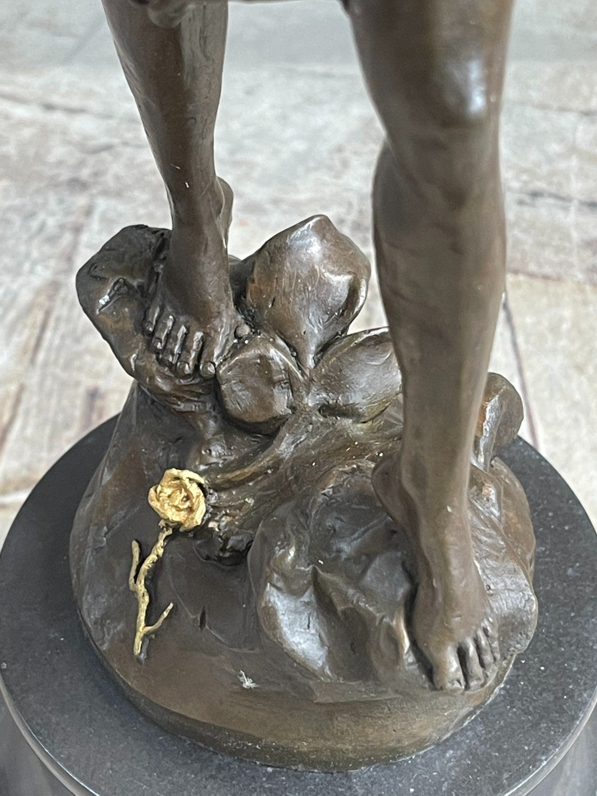 Grand Tour Bronze Bacchus Bacchante Nude Sculpture Marble Austrian Figurine