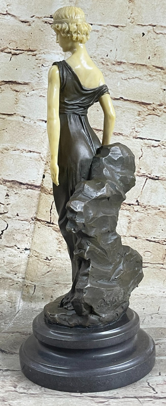 Bronze Sculpture Hot Cast Victorian Female Home Office Decor Decoration Gift Art