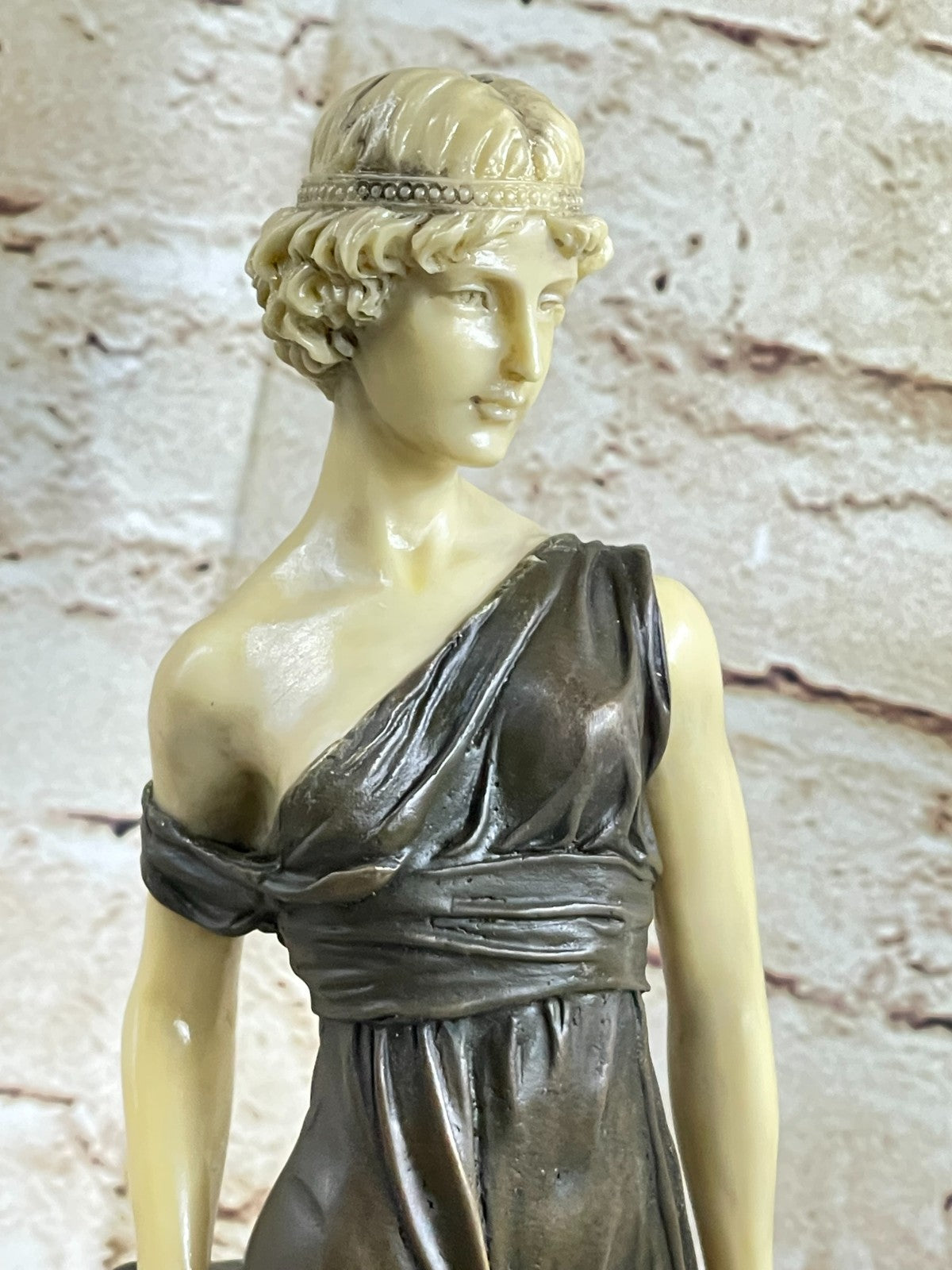 Bronze Sculpture Hot Cast Victorian Female Home Office Decor Decoration Gift Art