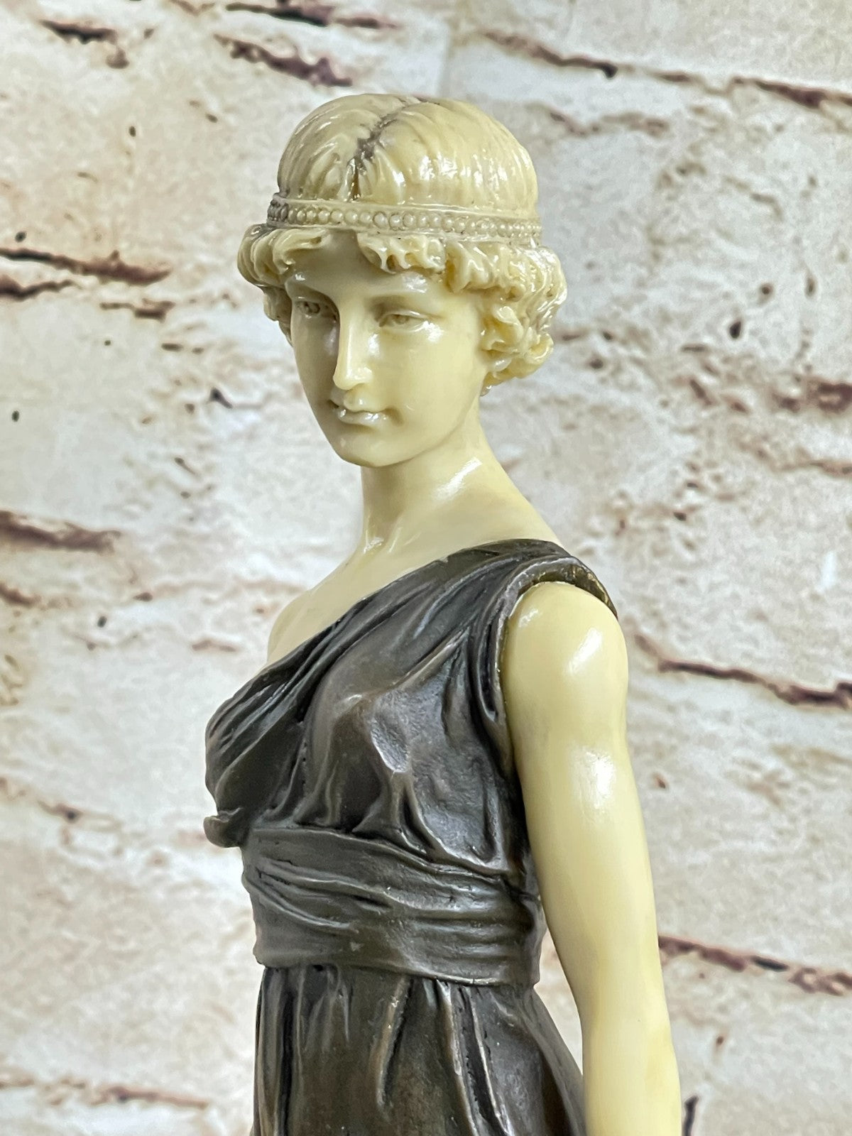 Bronze Sculpture Hot Cast Victorian Female Home Office Decor Decoration Gift Art