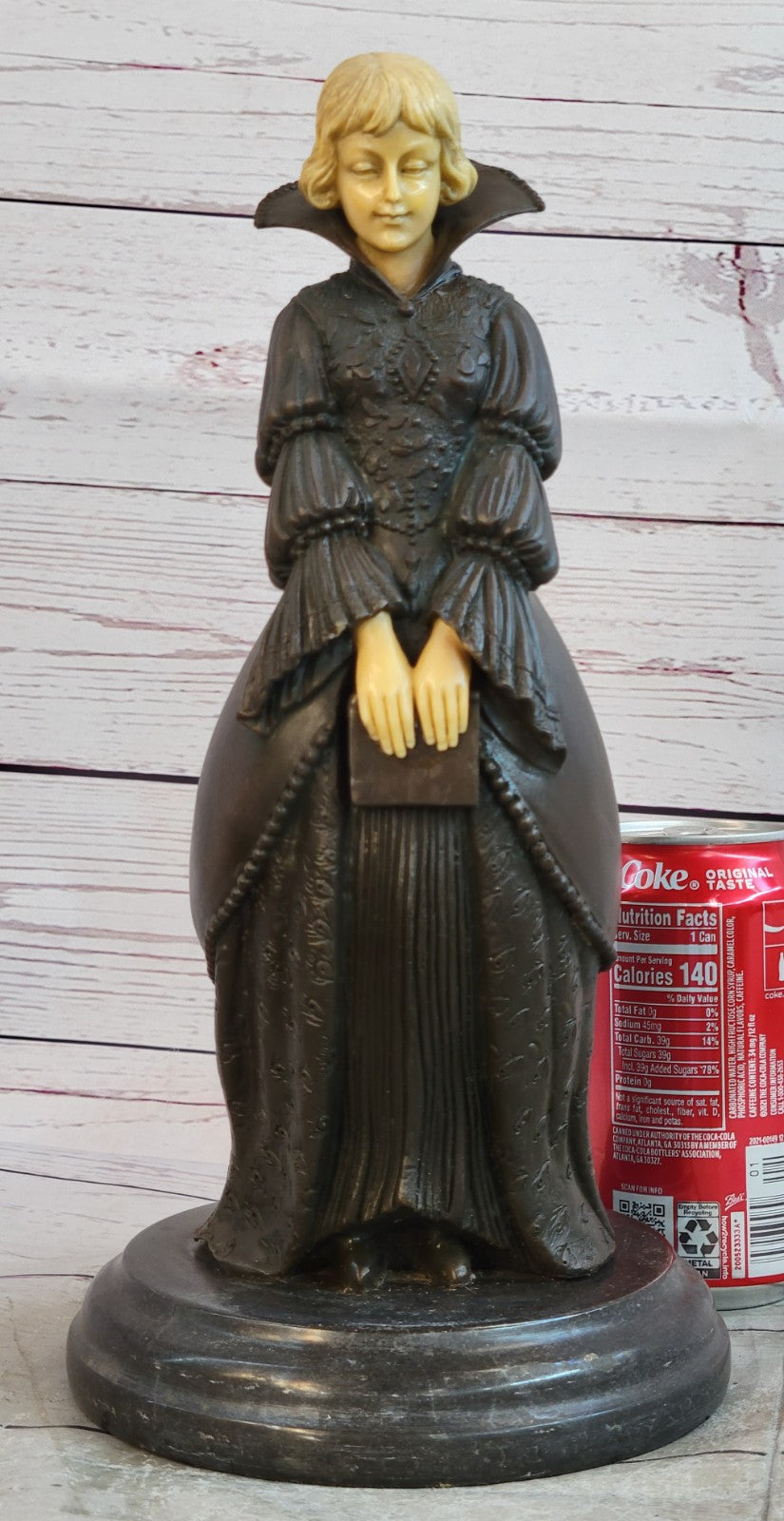 Arc Metal Jean French Lady Crusader Bronze Sculpture Statue Figurine Figure T