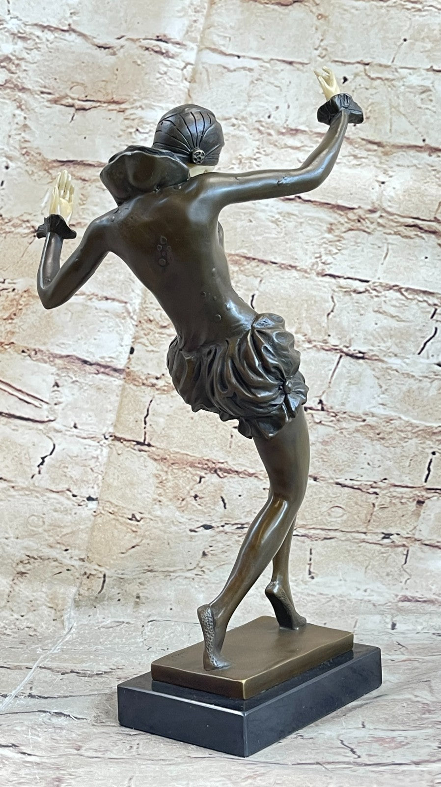 Bronze Modern Artwork Art Deco Sculpture Preiss Female Dancer Metal Statue