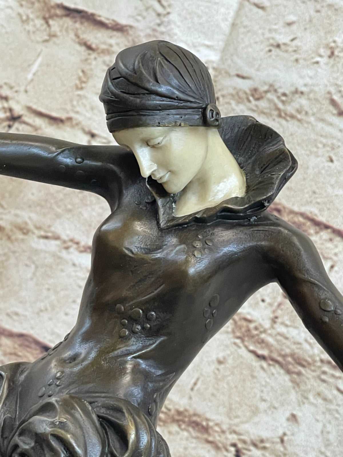Bronze Modern Artwork Art Deco Sculpture Preiss Female Dancer Metal Statue