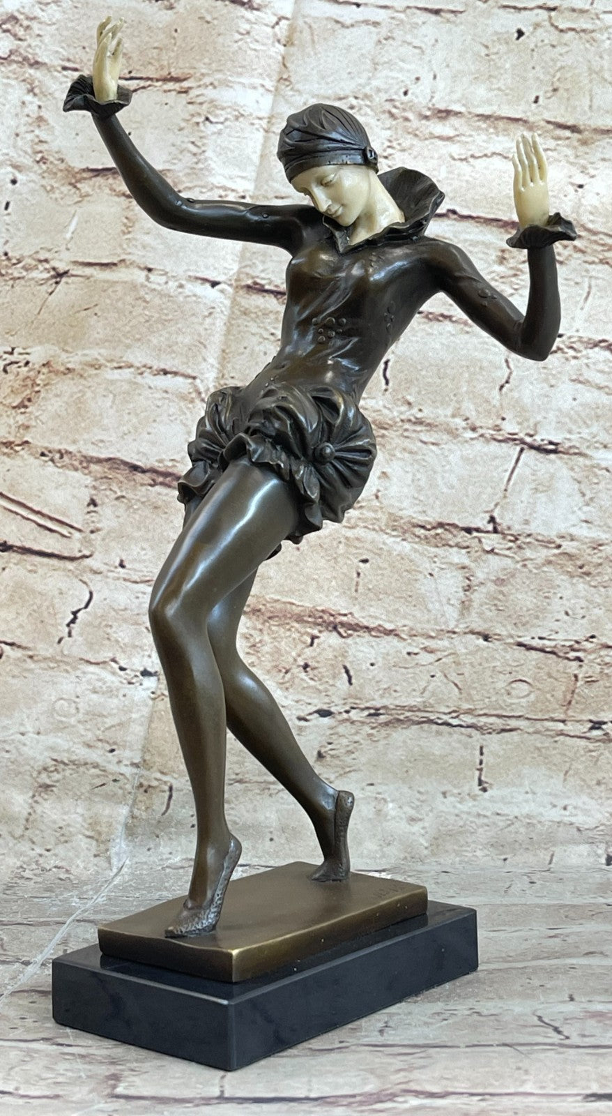 Bronze Modern Artwork Art Deco Sculpture Preiss Female Dancer Metal Statue