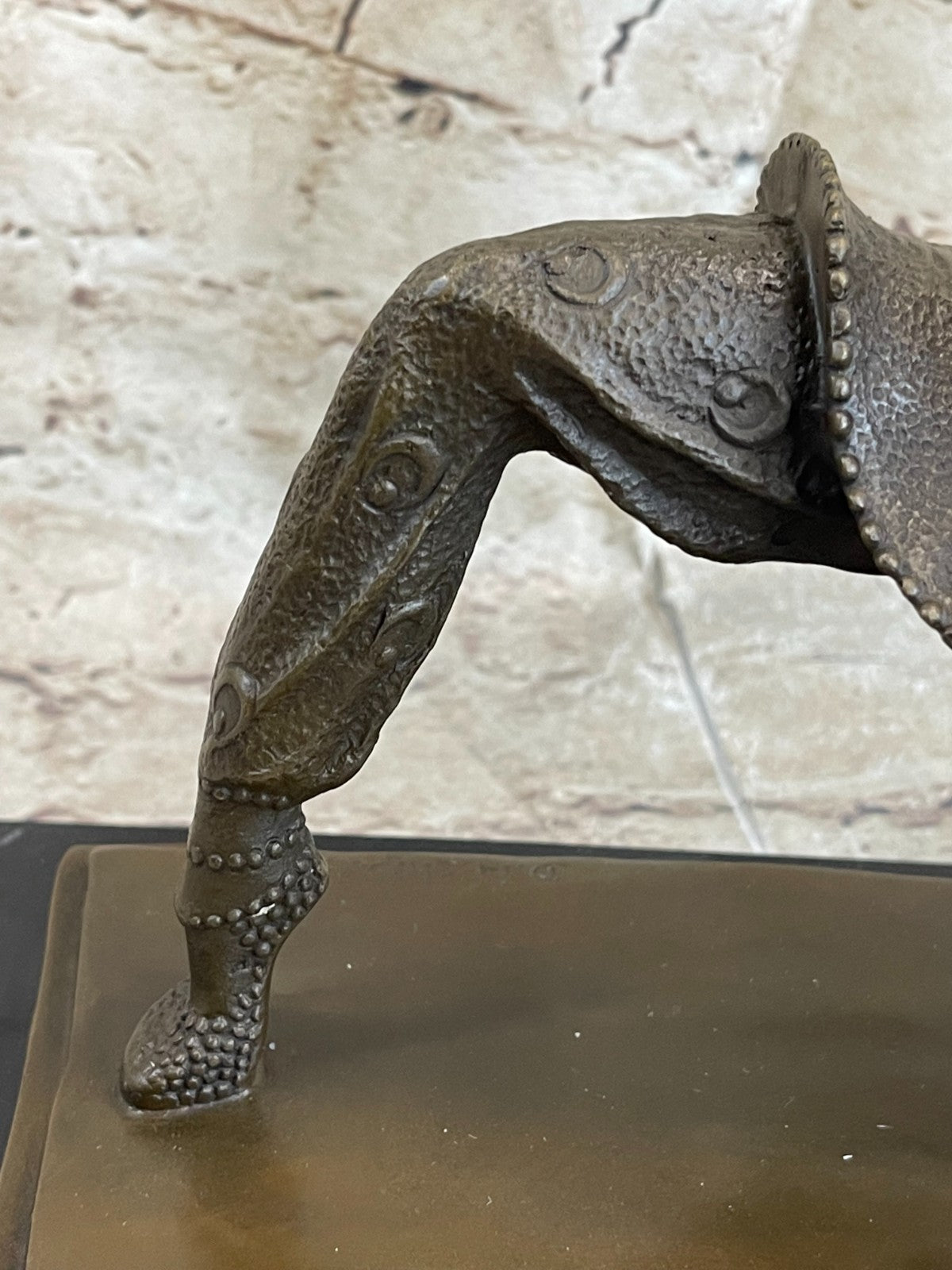 Bronze Modern Vintage Art Deco Sculpture Female Dancer Metal Statue