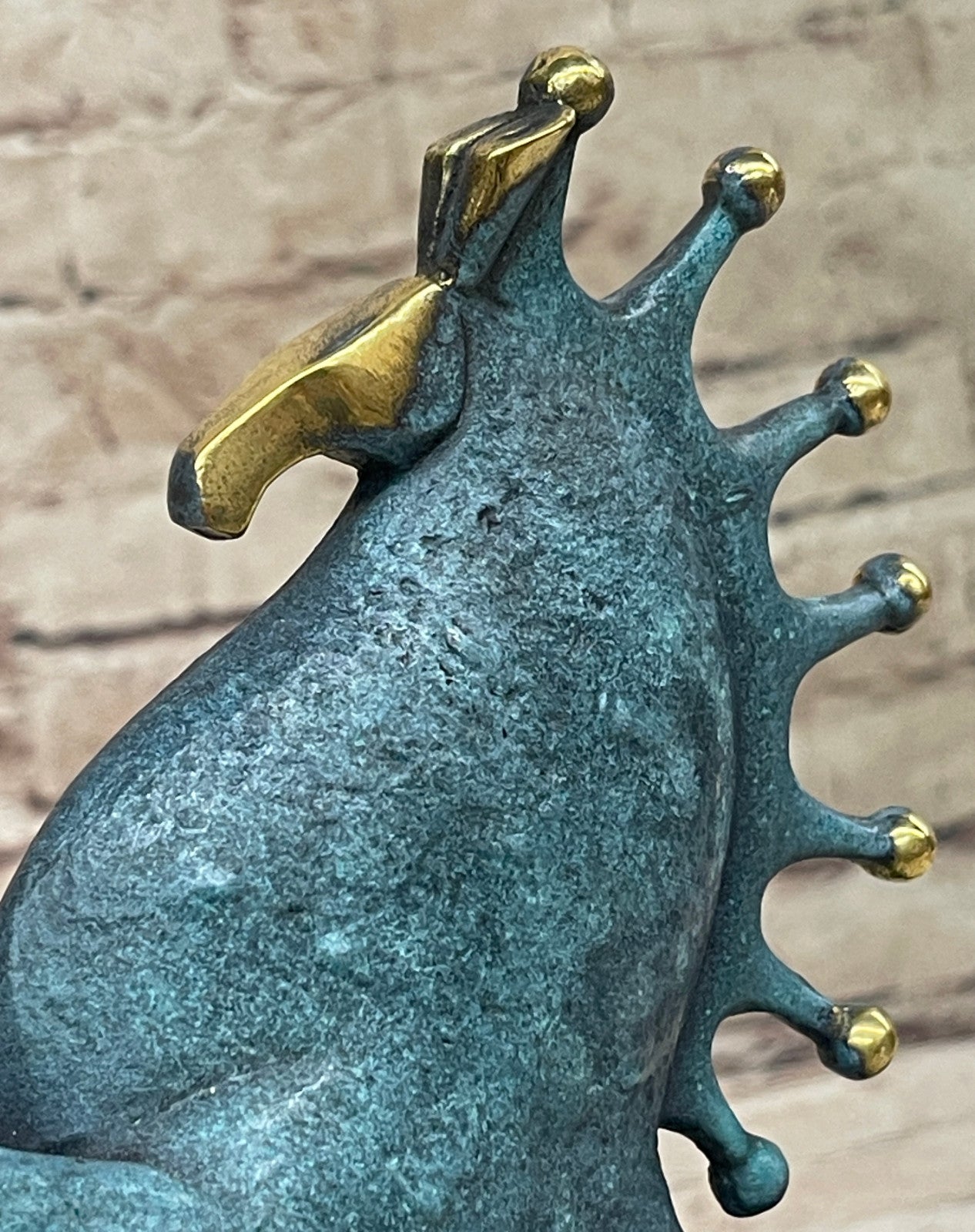 Artisanal Bronze Statue - Tang Horse Reflections by Miguel Lopez Sale