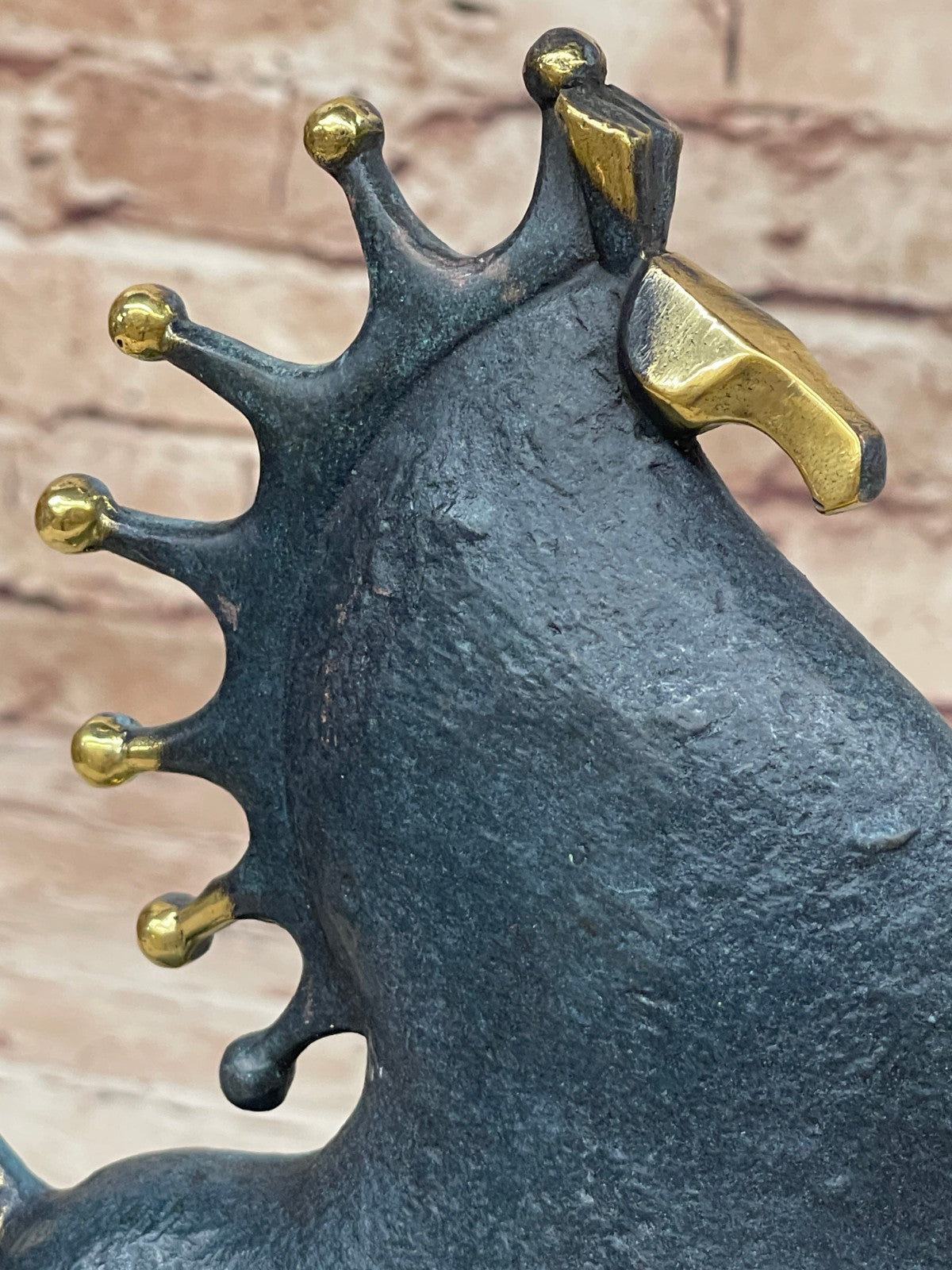 Artisanal Bronze Statue - Tang Horse Reflections by Miguel Lopez Sale