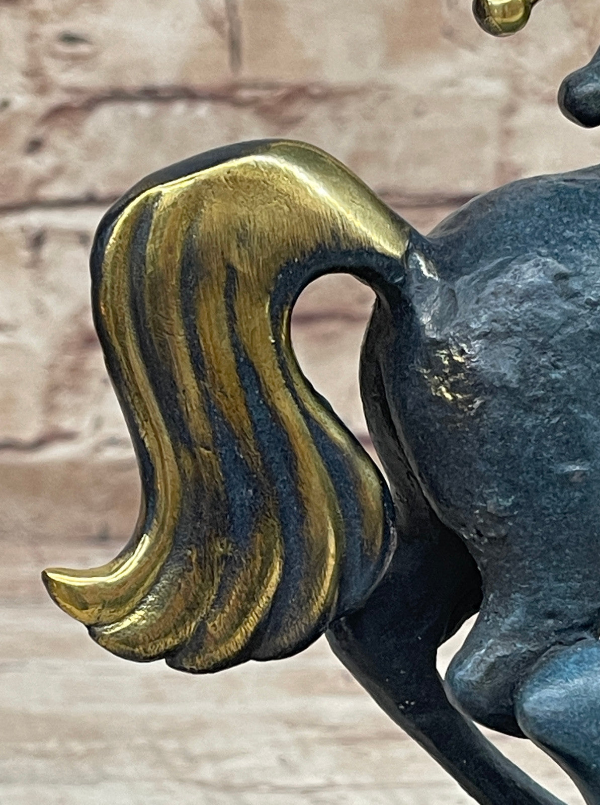Artisanal Bronze Statue - Tang Horse Reflections by Miguel Lopez Sale