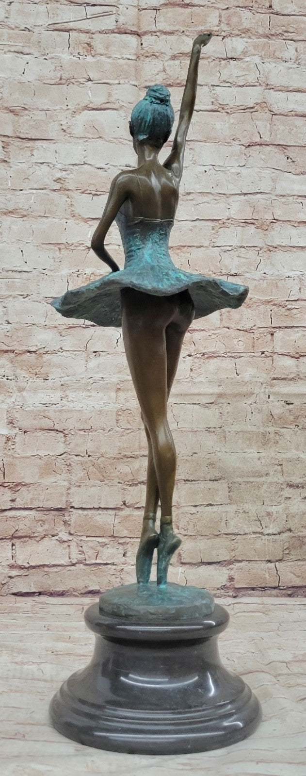 Elegant Miguel Lopez Bronze Ballerina Dancer - Lost Wax Method Artwork MILO