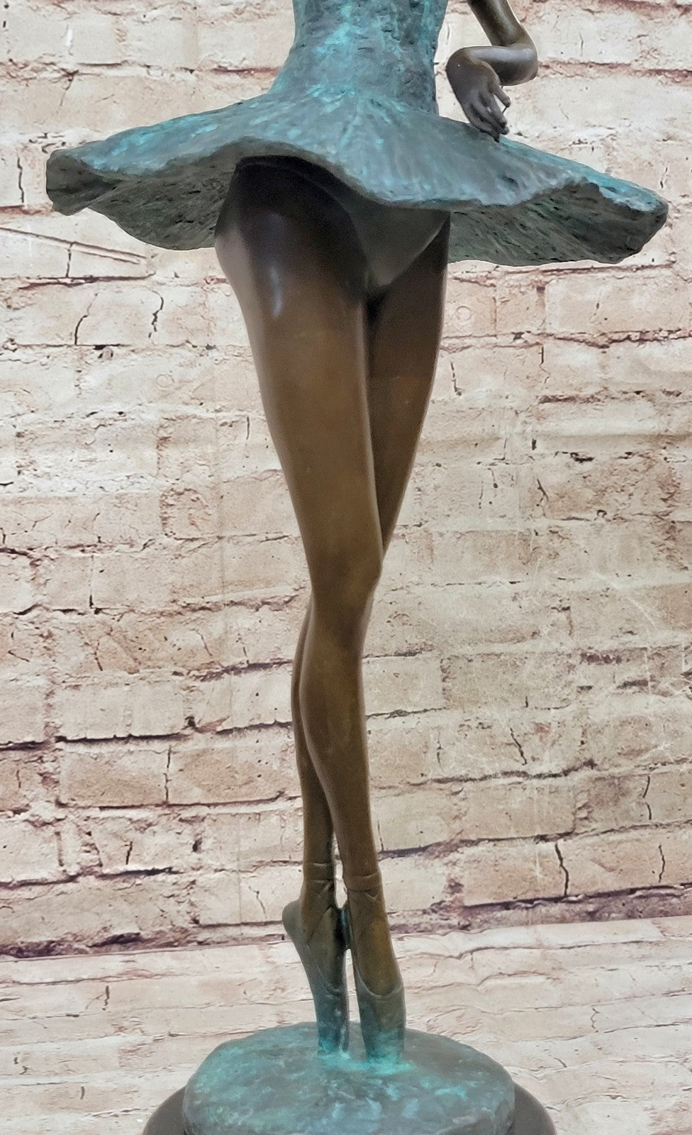 Elegant Miguel Lopez Bronze Ballerina Dancer - Lost Wax Method Artwork MILO